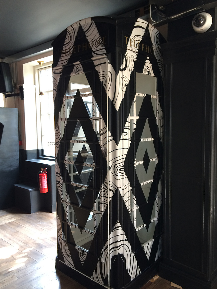 Graffitied Phone Box