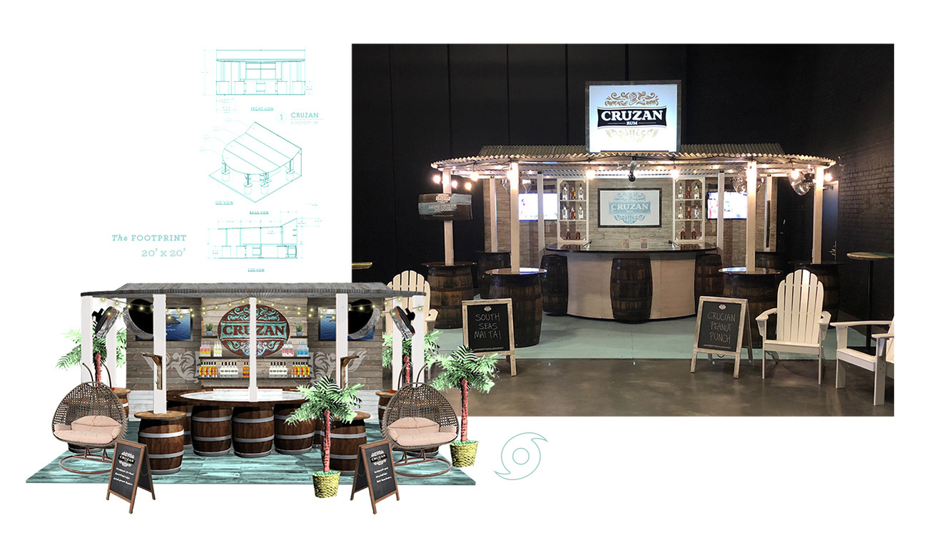 cruzan rum footprint awaken island spirit fund st croix usvi hurricane maria designer creative director