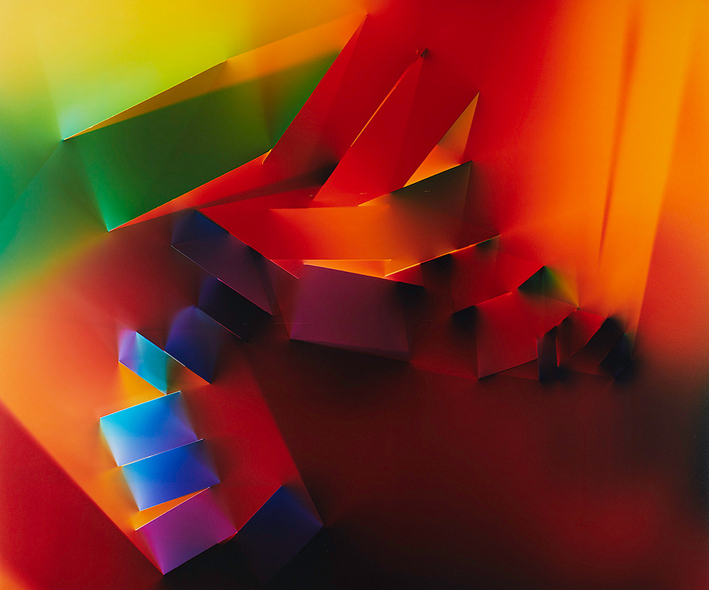 Process, Edition of one, Post-Photography, Chromogenic print, Spectrum, Kinesthetic study, performance, contemporary, cameraless, abstract, colorfield, color study, analog photography, Los Angeles Artist, Female Artist