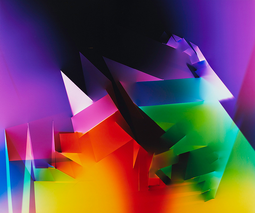 Process, Edition of one, Post-Photography, Chromogenic print, Spectrum, Kinesthetic study, performance, contemporary, cameraless, abstract, colorfield, color study, analog photography, Los Angeles Artist, Female Artist