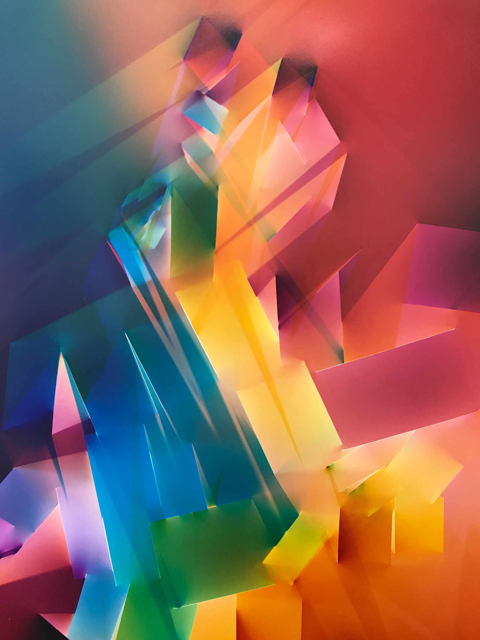 Process, Edition of one, Post-Photography, Chromogenic print, Spectrum, Kinesthetic study, performance, contemporary, cameraless, abstract, colorfield, color study, analog photography, Los Angeles Artist, Female, Natalja Kent