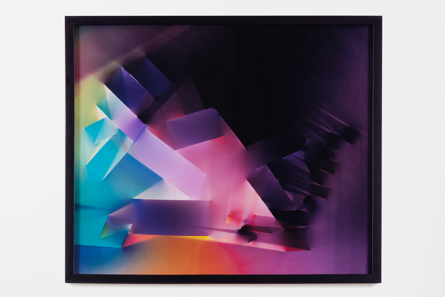 Process, Edition of one, Post-Photography, Chromogenic print, Spectrum, Kinesthetic study, performance, contemporary, cameraless, abstract, colorfield, color study, analog photography, Los Angeles Artist, Female, Natalja Kent