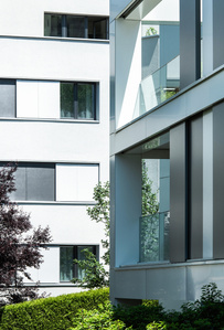 Architecture photography of building in Einsiedeln, Switzerland.