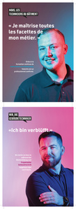 Portrait photography for the Swiss company Suissetec  using color gels to achieve a fresh an eye-catching look.