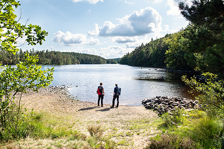 We have been paddling, hiking and biking in this beautiful region in southern Sweden last month.