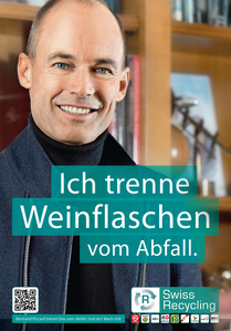Swiss Recycling image campaign with Bertrand Piccard photographed by Jean-Luc Grossmann, portrait photographer based in Zurich, Switzerland.