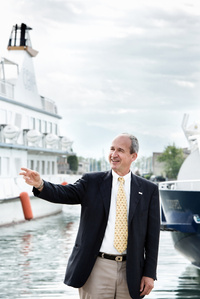 Editorial portrait of Luc-Antoine Baehni, CEO at CGN photographed by Jean-Luc Grossmann, editorial and portrait photographer in Zurich, Switzerland.