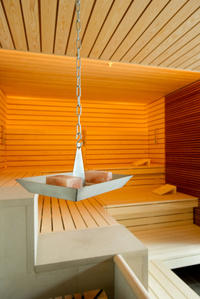 Zurich-based interior photographer Jean-Luc Grossmann photography for the new image brochure of Küng Sauna + SPA