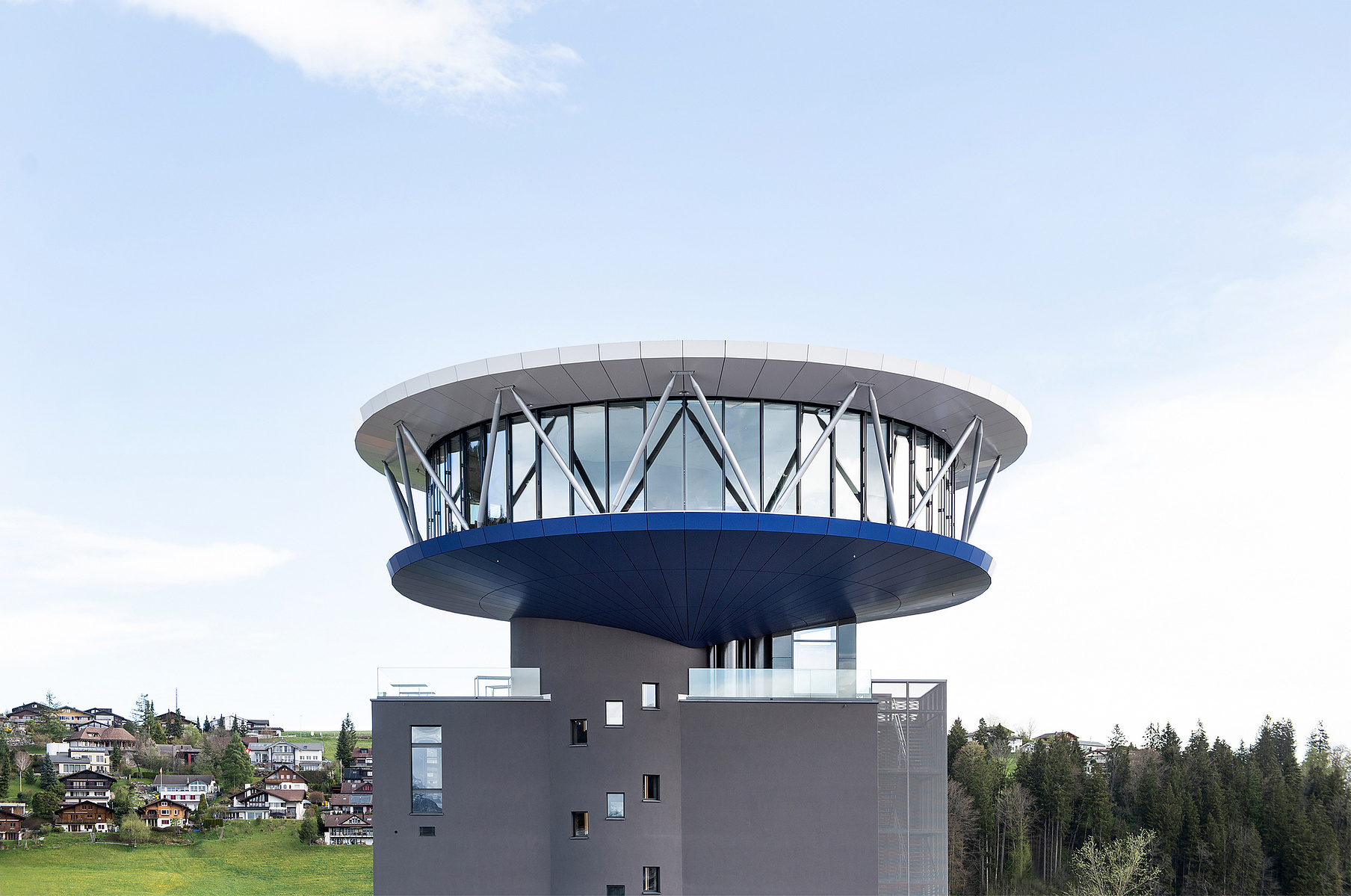 Architecture photography in Einsiedeln, Switzerland.