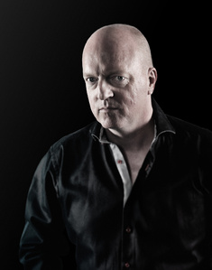 Low key portrait photography in the studio in Zurich, Switzerland.