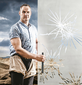 Image campaign with Nöldi Forrer for JELD-WEN photographed by Jean-Luc Grossmann, portrait photographer based in Zurich, Switzerland.