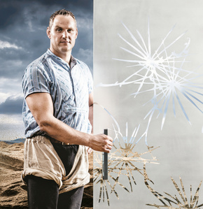 Image campaign with Nöldi Forrer for JELD-WEN photographed by Jean-Luc Grossmann, portrait photographer based in Zurich, Switzerland.
