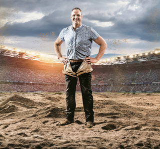 Image campaign with Nöldi Forrer for JELD-WEN photographed by Jean-Luc Grossmann, portrait photographer based in Zurich, Switzerland.