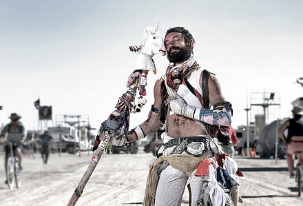 Documentary and travel photographer from Switzerland  – Burner at Black Rock City.