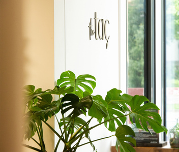 Professional photographer Switzerland – Office interiors – the taç offers an ambience, which is modern and connected to nature.