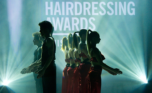 Event photographer Jean-Luc Grossmann  living in Zurich, Switzerland photographs at Maag Hall for TOP HAIR Suisse.