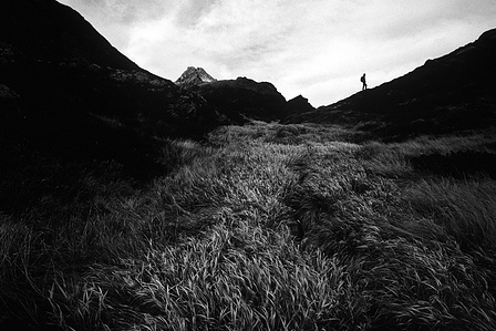 Outdoor photography in black and white.