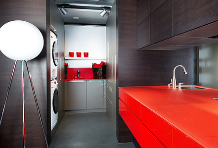 Interior photography of showroom in Zurich photographed by Jean-Luc Grossmann, interior photographer from Switzerland.