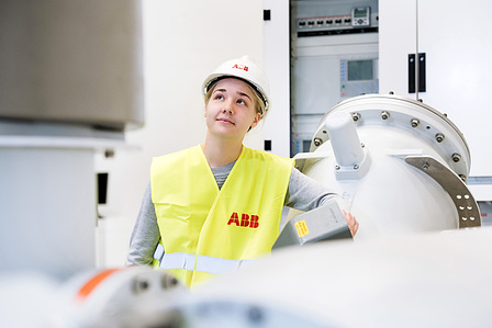 Industrial reportage photography in the factory at ABB.