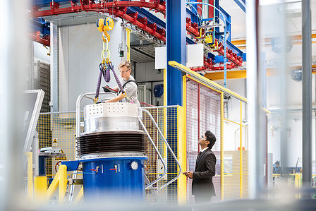 Industry photographer in Zurich – production site.