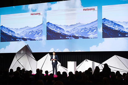 Event photography for the health insurance company Helsana.
