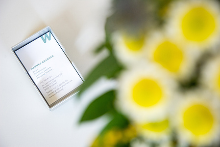 Detail of visit cards.