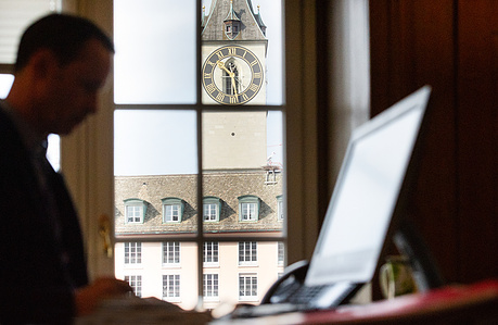 Editorial photography in Zurich office in Switzerland.