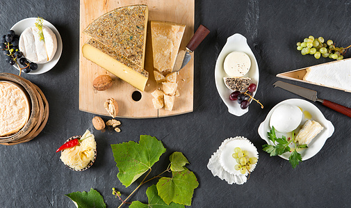 Product photographer – cheese products photographed in the studio in Zurich, Switzerland.