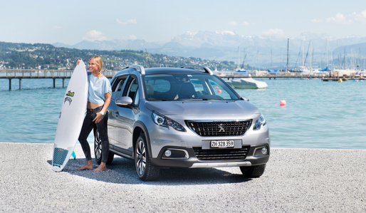 Image campaign with Anne-Flore Marxer for Peugeot photographed by Jean-Luc Grossmann, corporate and portrait photographer based in Zurich, Switzerland.