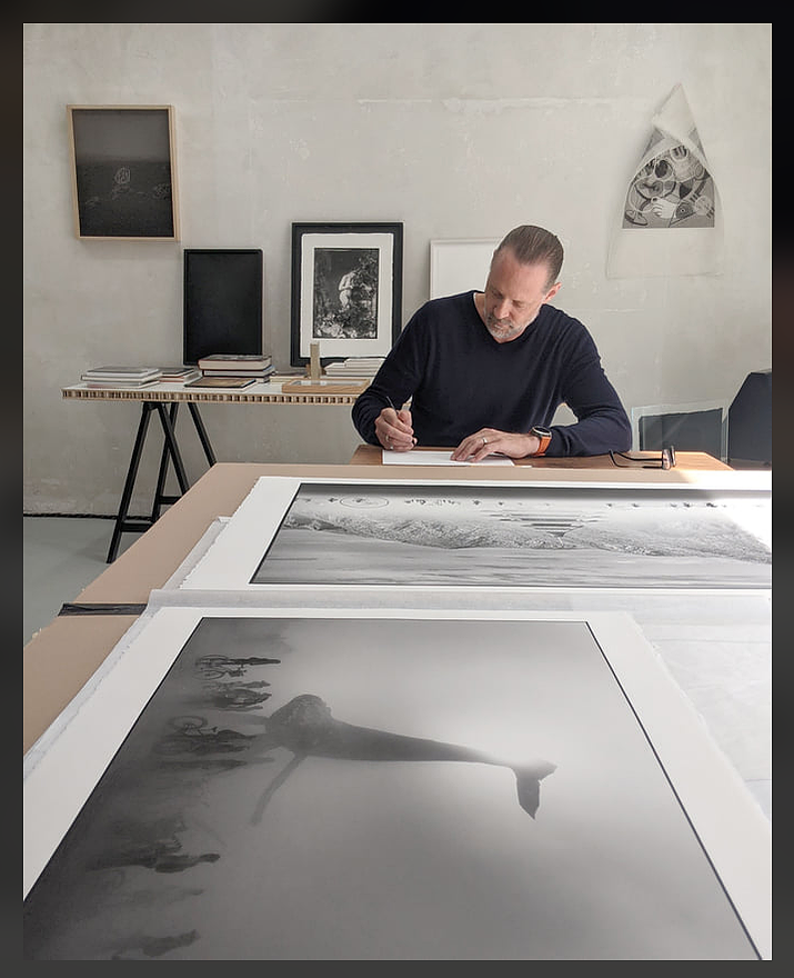 Photographer Jean-Luc Grossmann at blackprint Zurich.