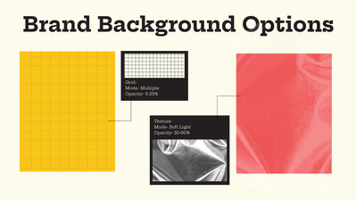 Brand Background options