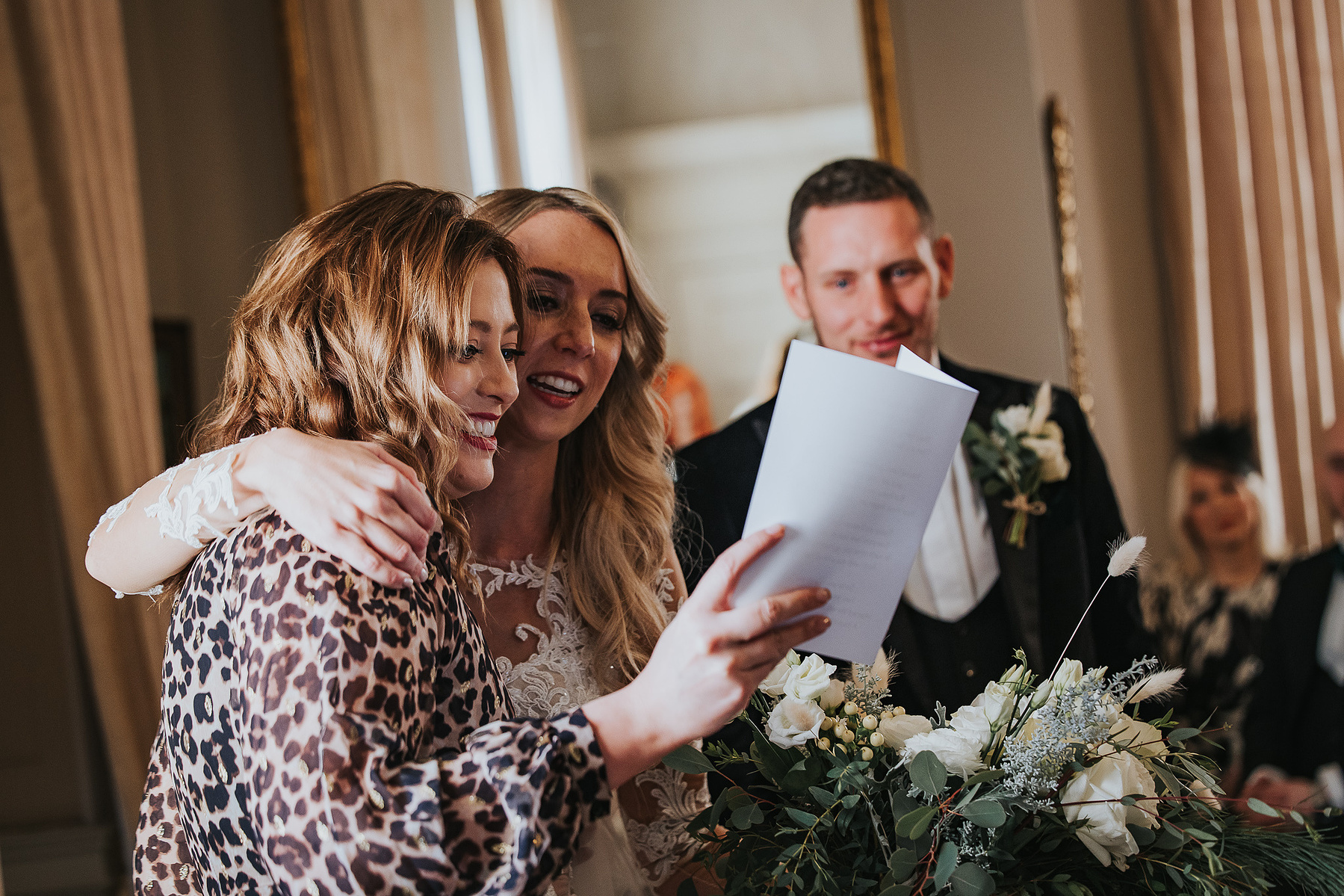Wedding ceremony-Christmas-Wedding Day-Norwood Park-Nottinghamshire- Bride and Groom