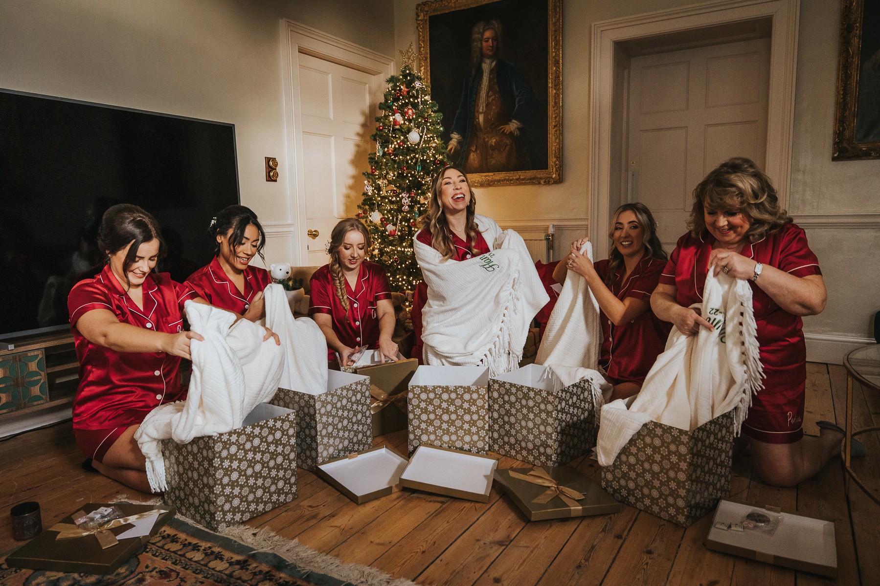 Bridal Preparations-Christmas-Wedding Day-Norwood Park-Nottinghamshire- Bride and Groom