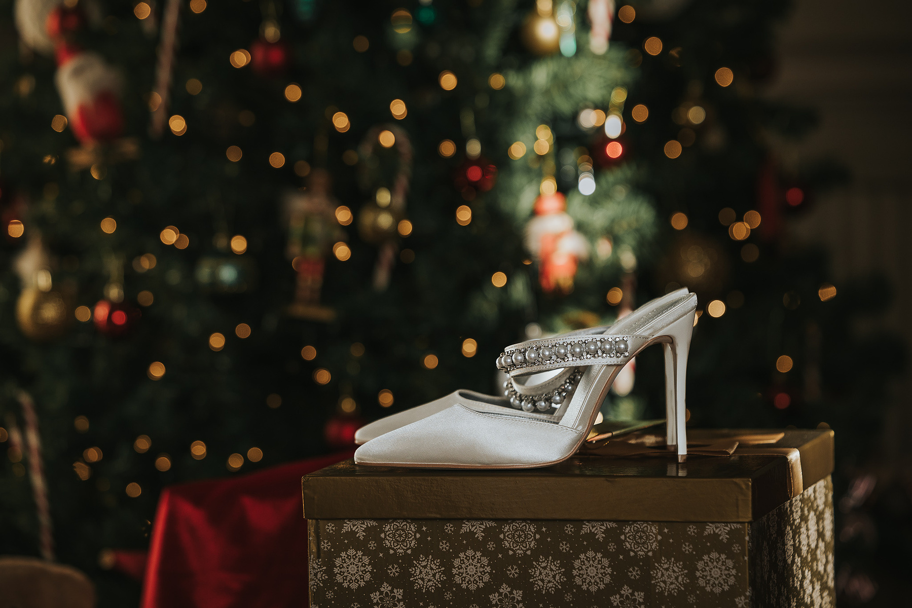 Bridal Preparations-Christmas-Wedding Day-Norwood Park-Nottinghamshire- Bride and Groom