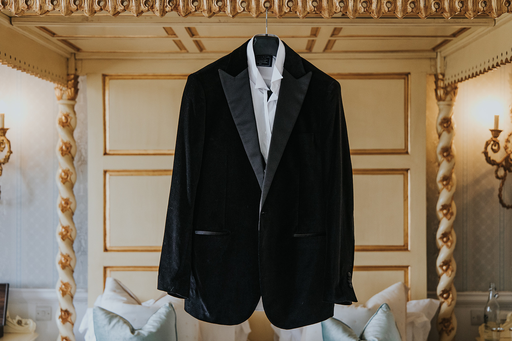 Groom Preparations-Christmas-Wedding Day-Norwood Park-Nottinghamshire- Bride and Groom
