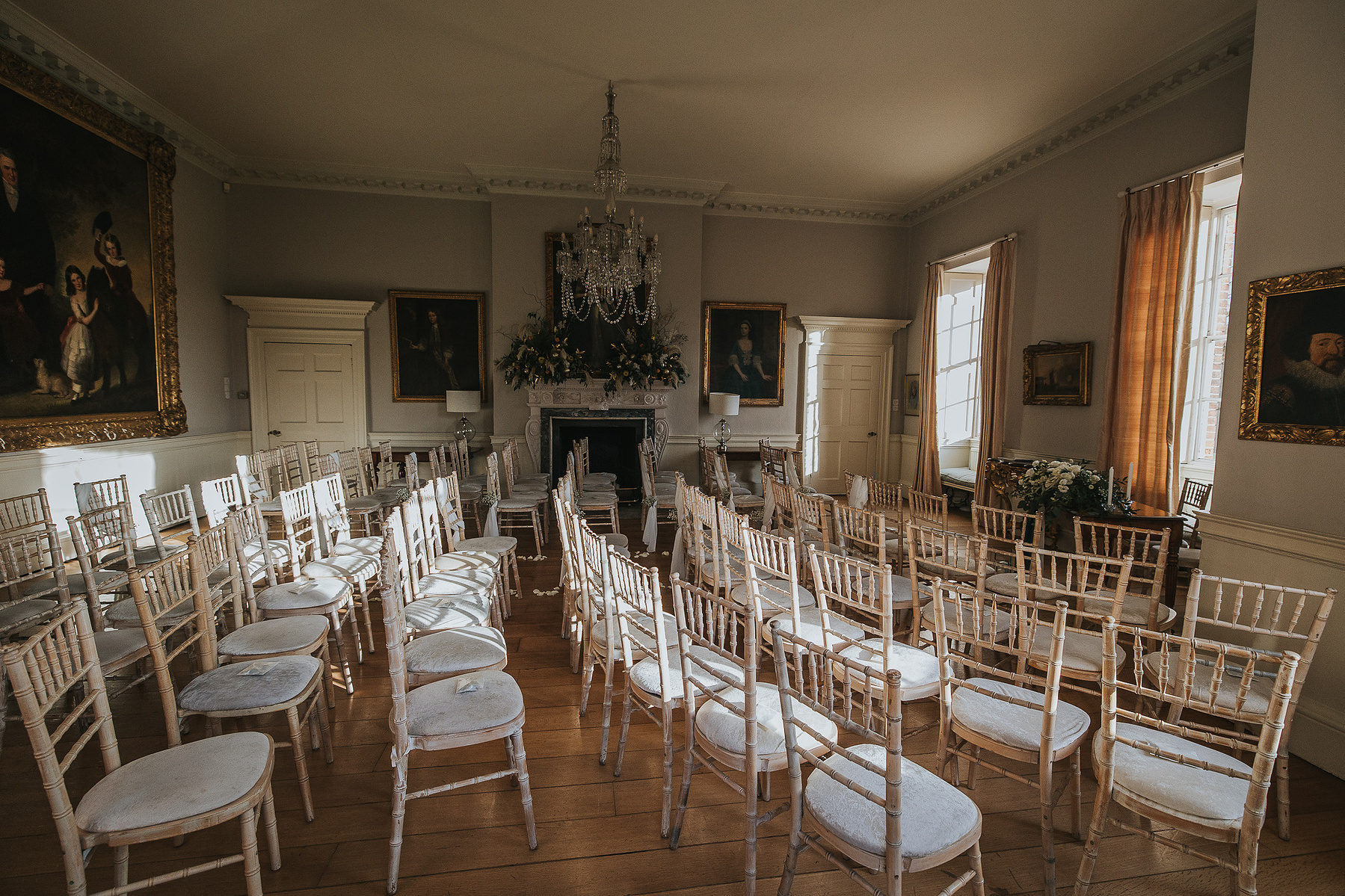 Christmas-Wedding Day-Norwood Park-Nottinghamshire- Bride and Groom
