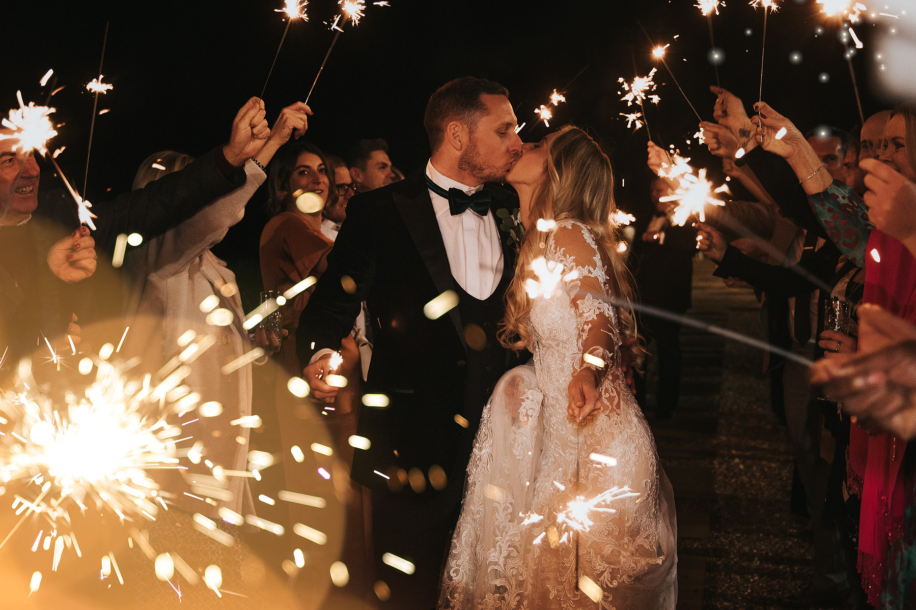 Bride and Groom-Christmas-Wedding Day-Norwood Park-Nottinghamshire- Bride and Groom