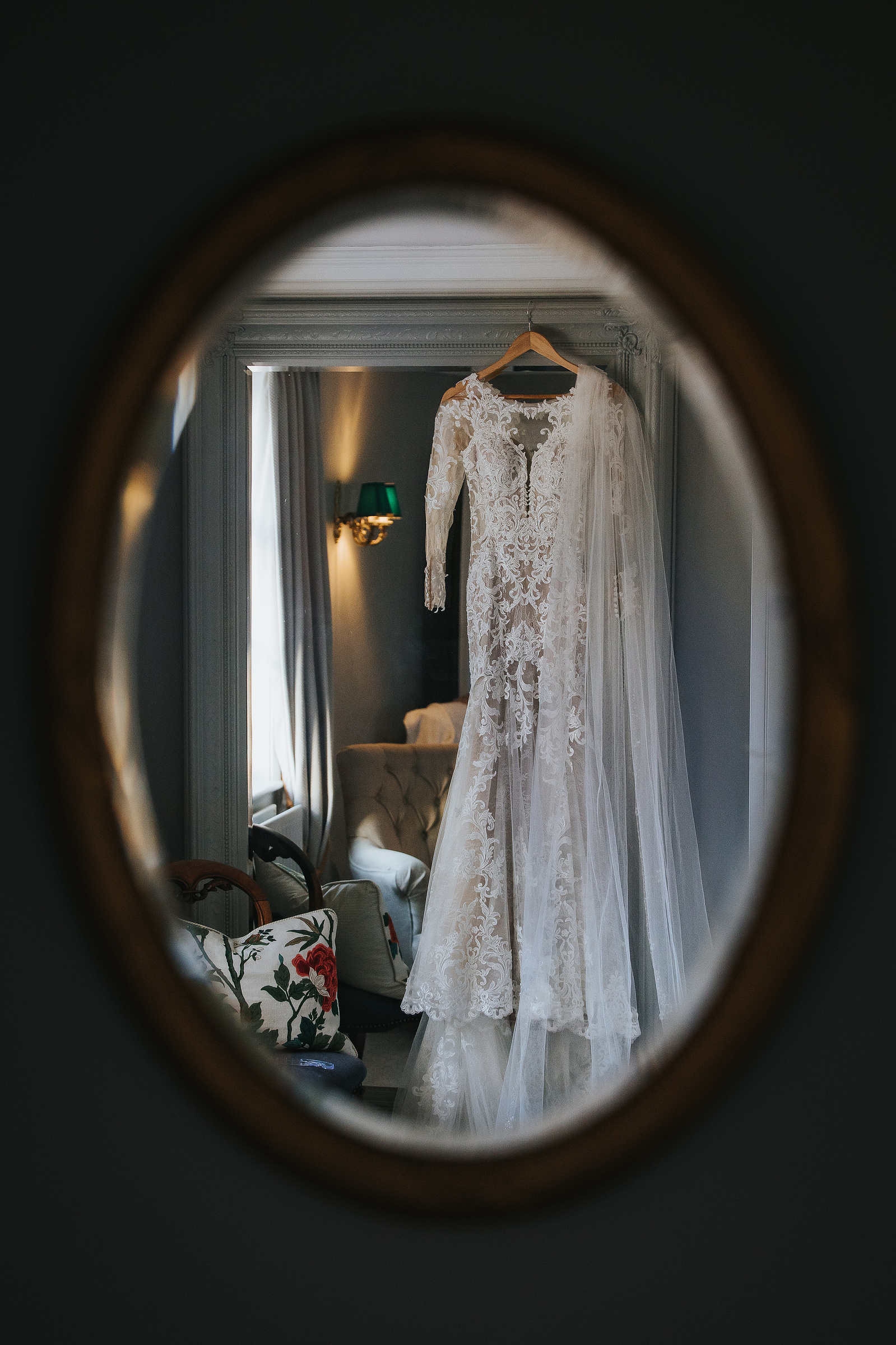 Wedding Dress-Christmas-Wedding Day-Norwood Park-Nottinghamshire- Bride and Groom