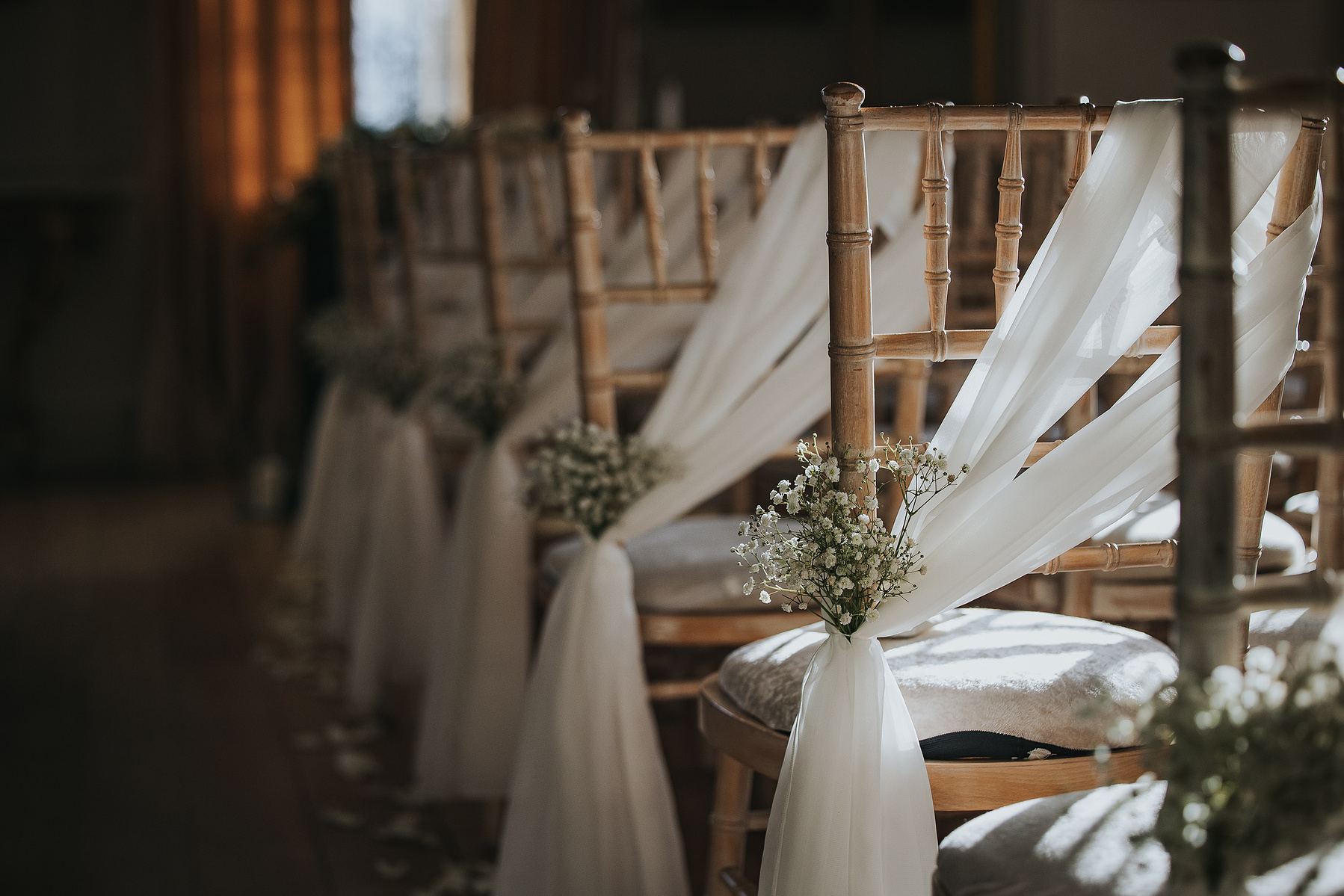 Christmas-Wedding Day-Norwood Park-Nottinghamshire- Bride and Groom