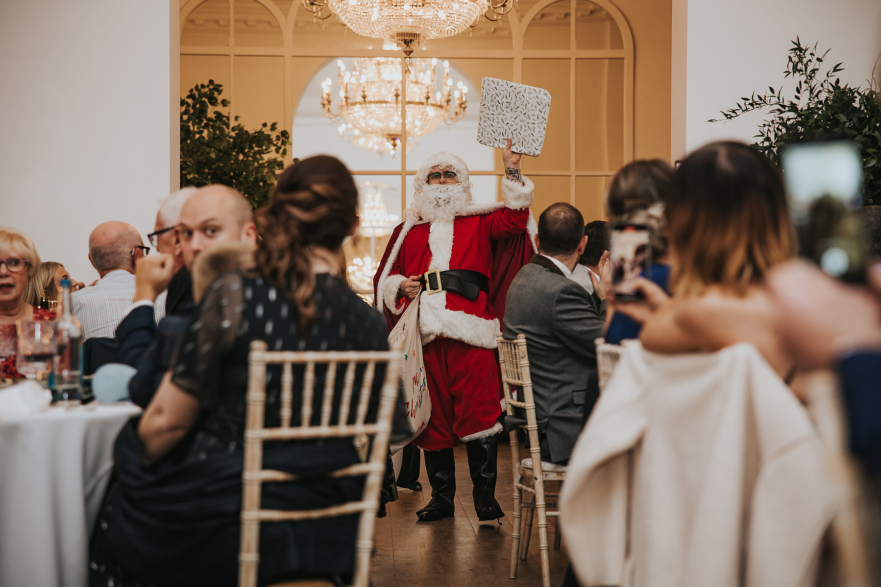 Christmas-Wedding Day-Norwood Park-Nottinghamshire- Bride and Groom