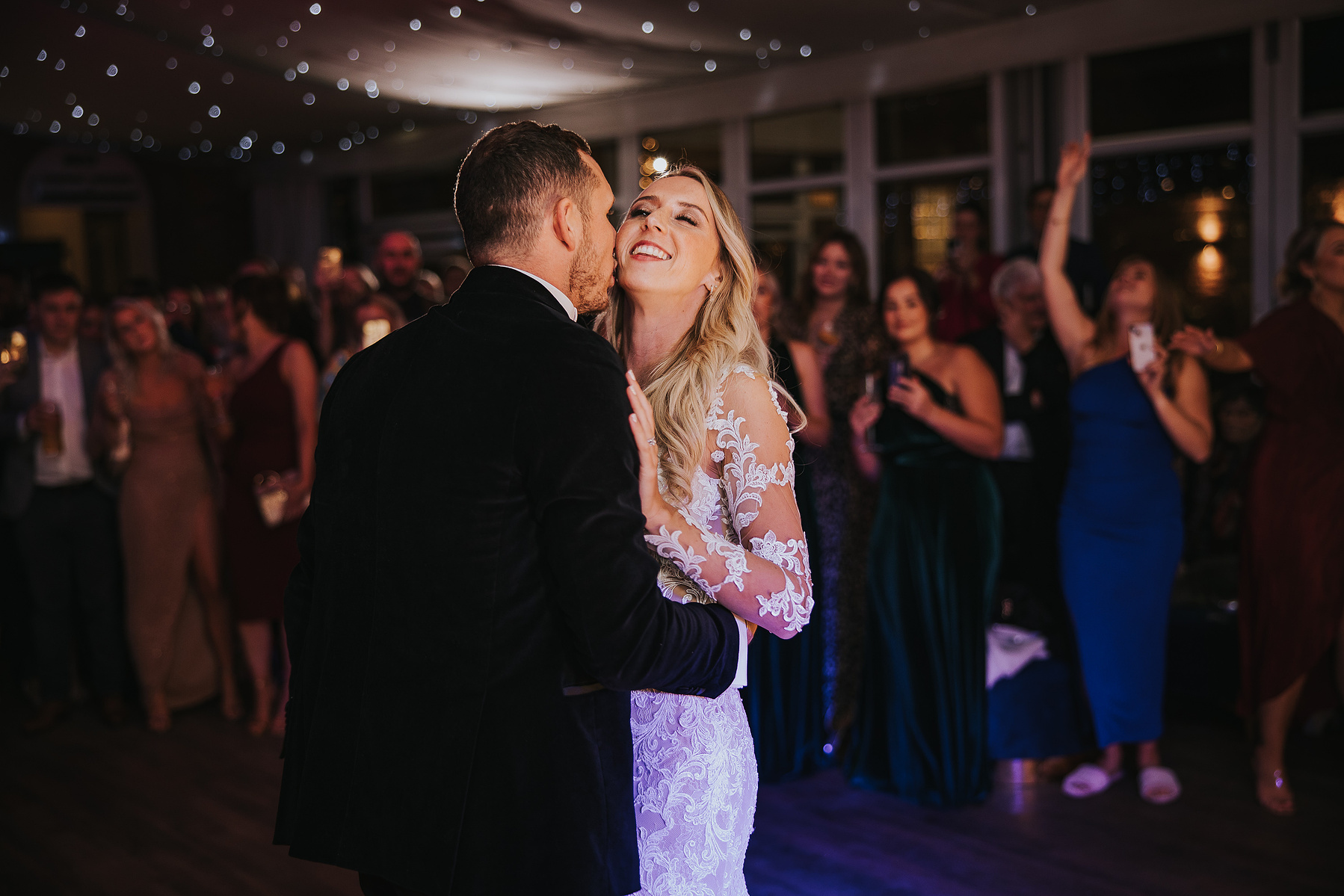 Bride and Groom-Christmas-Wedding Day-Norwood Park-Nottinghamshire- Bride and Groom