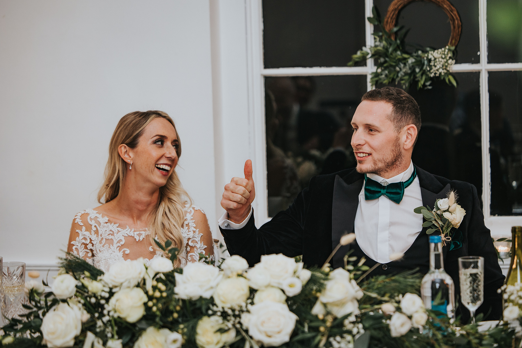 Christmas-Wedding Day-Norwood Park-Nottinghamshire- Bride and Groom