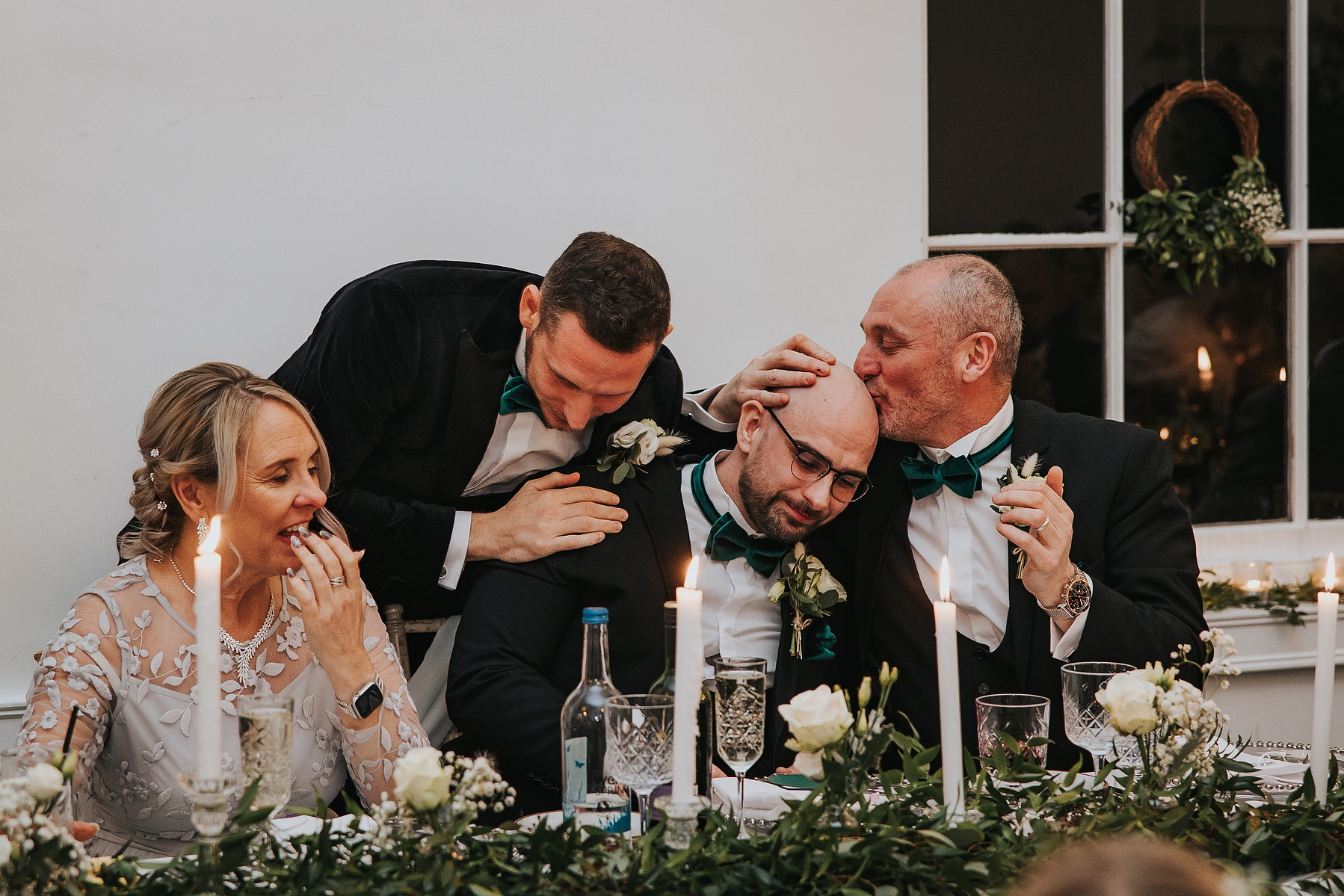 Christmas-Wedding Day-Norwood Park-Nottinghamshire- Bride and Groom