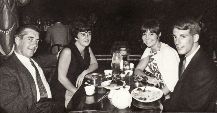 My parents and future wife in the spring of 1967