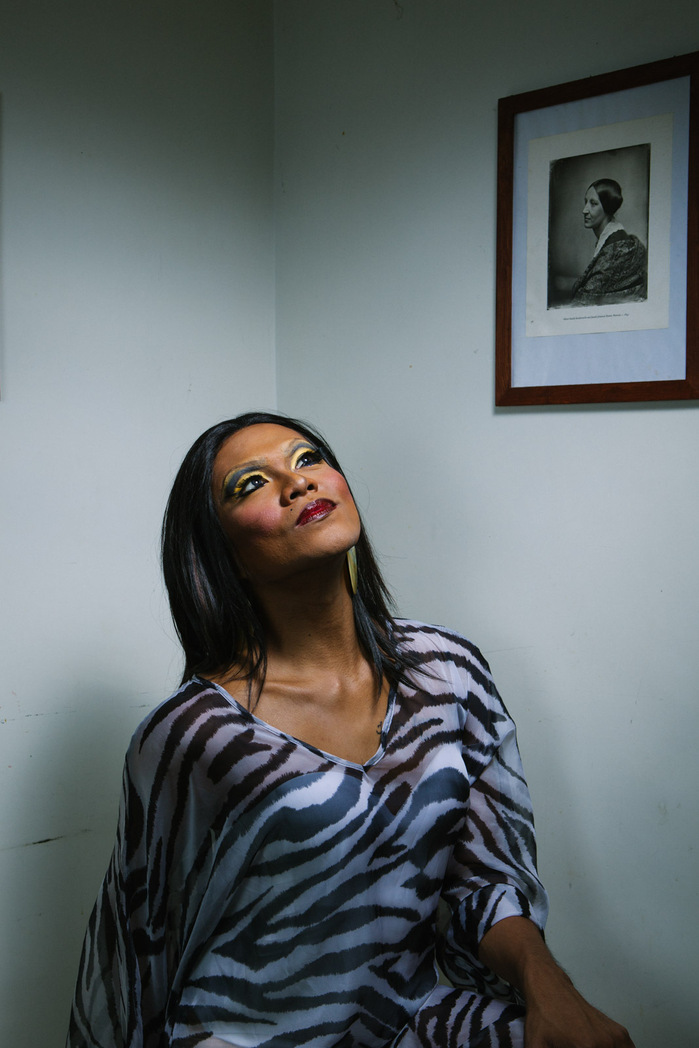 Portrait of La Chiquitta, Hong Kong's premier drag queen.