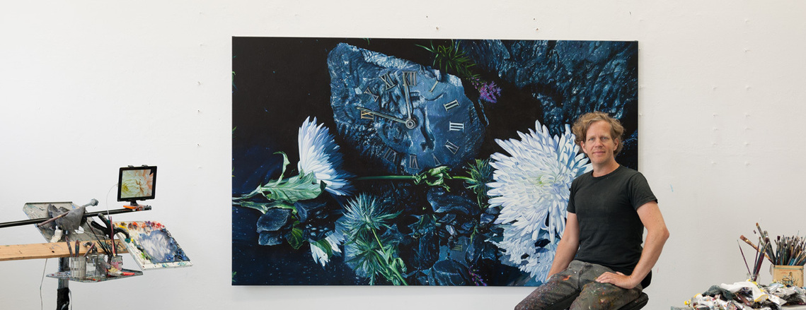 Lars Reiffers in his studio july 2020