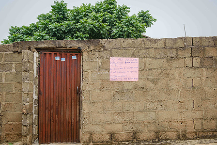 YOLA, NGA - October 5, 2023: Salihu YahayaÕs house located in Dasin Hausa community, Fufoire LGA, Adamawa State Nigeria. CREDIT: Taiwo Aina for IRC