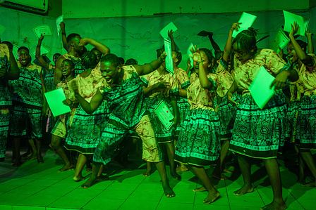 An ongoing induction performance. May 28 2021, Oyo State, Nigeria.