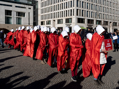 16.03.2023 Protest against Prime Minister Benjamin Netanyahu and the new governmental reforms. Berlin, Germany.