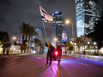 29.03.2023 Protest against Prime Minister Benjamin Netanyahu and the new governmental reforms. &amp;amp;amp;#x2F;&amp;amp;amp;#x2F; Protest against the forming of the ‘National Guard’ to be lead by Itamar Ben-Gvir (an extreme right-wing convicted terrorist). Tel Aviv, Israel.